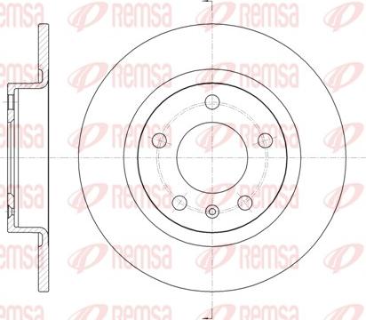 Remsa 61469.00 - Тормозной диск autospares.lv