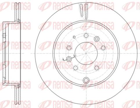 Remsa 61402.10 - Тормозной диск autospares.lv