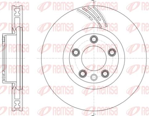 Remsa 61419.10 - Тормозной диск autospares.lv