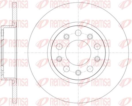 Remsa 61426.00 - Тормозной диск autospares.lv