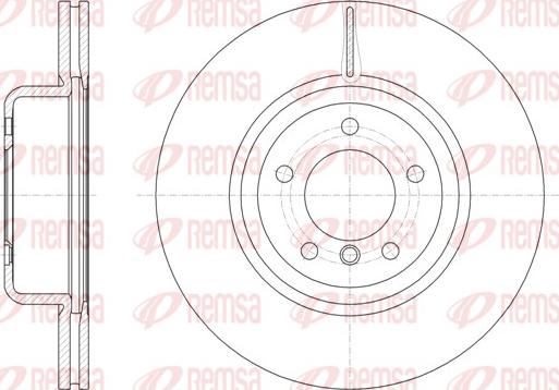 Remsa 61544.10 - Тормозной диск autospares.lv