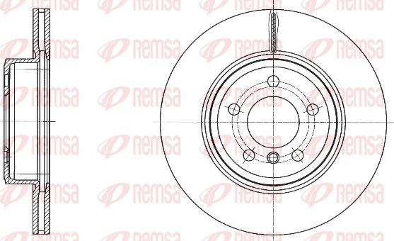 Remsa 61548.10 - Тормозной диск autospares.lv