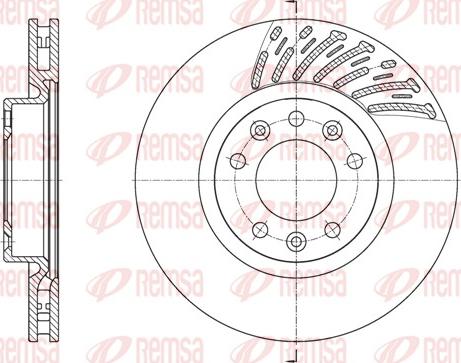 Remsa 61556.10 - Тормозной диск autospares.lv