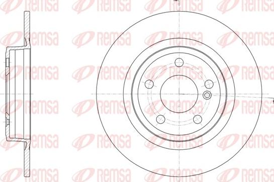 Remsa 61523.00 - Тормозной диск autospares.lv