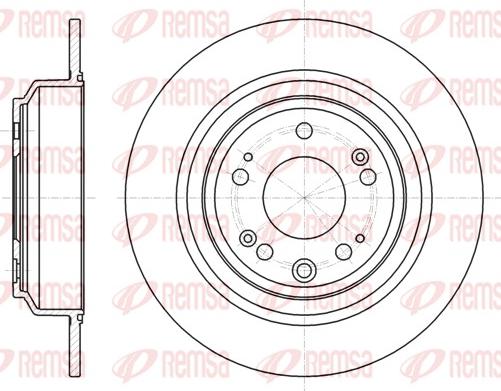 Remsa 61608.00 - Тормозной диск autospares.lv