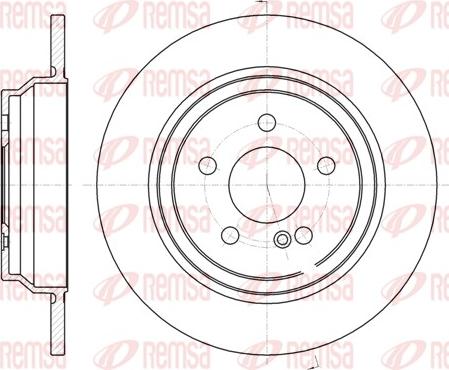 Remsa 61033.00 - Тормозной диск autospares.lv