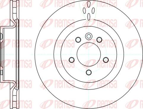 Remsa 61149.10 - Тормозной диск autospares.lv