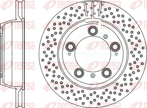 Remsa 61146.10 - Тормозной диск autospares.lv