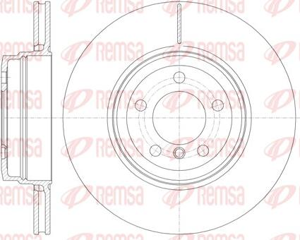 Remsa 61141.10 - Тормозной диск autospares.lv