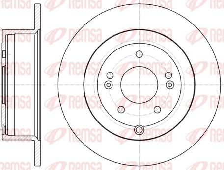 Remsa 61106.00 - Тормозной диск autospares.lv