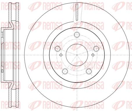 Remsa 61189.10 - Тормозной диск autospares.lv