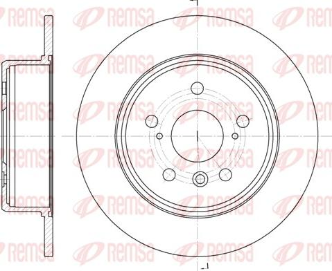 Japanparts 6102249 - Тормозной диск autospares.lv