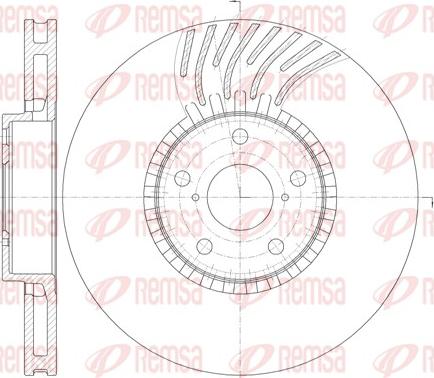 Remsa 61179.11 - Тормозной диск autospares.lv