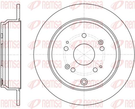 Remsa 61174.00 - Тормозной диск autospares.lv