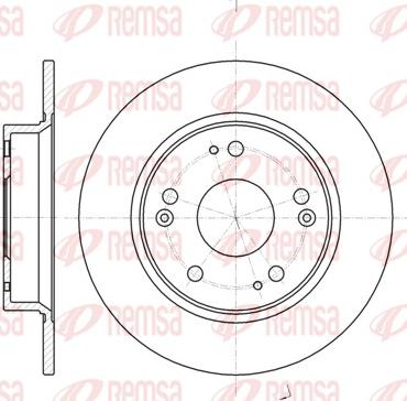 Remsa 61175.00 - Тормозной диск autospares.lv