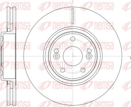 Remsa 61171.10 - Тормозной диск autospares.lv