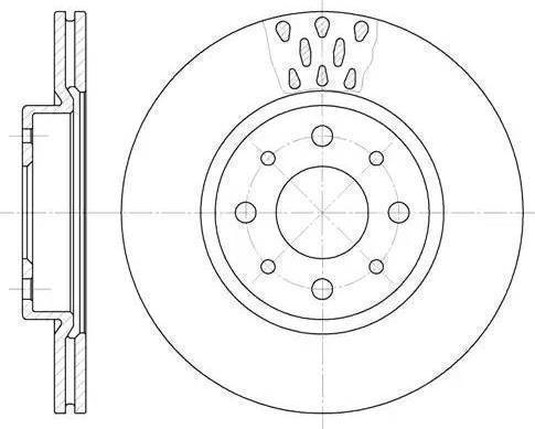 Delphi BG2452 - Тормозной диск autospares.lv