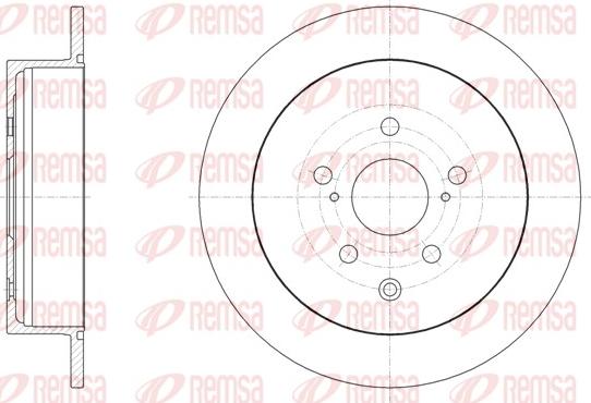 Remsa 61815.00 - Тормозной диск autospares.lv