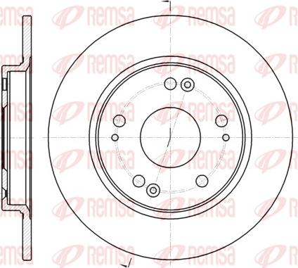 Remsa 61816.00 - Тормозной диск autospares.lv