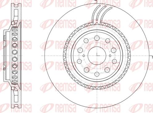 Remsa 61877.11 - Тормозной диск autospares.lv