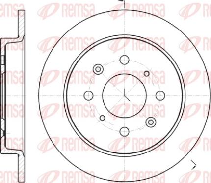 Remsa 61395.00 - Тормозной диск autospares.lv