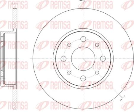 Remsa 61390.00 - Тормозной диск autospares.lv