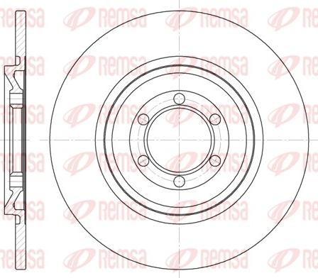 Remsa 6139.00 - Тормозной диск autospares.lv