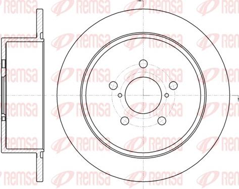 Remsa 61300.00 - Тормозной диск autospares.lv