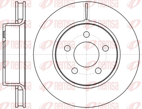 Remsa 61301.10 - Тормозной диск autospares.lv