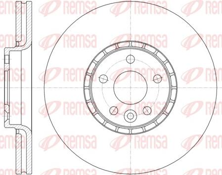 Remsa 61319.10 - Тормозной диск autospares.lv