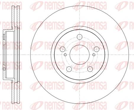 Remsa 61330.10 - Тормозной диск autospares.lv
