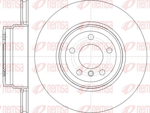 Remsa 61337.10 - Тормозной диск autospares.lv