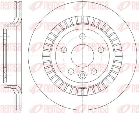 Remsa 61320.10 - Тормозной диск autospares.lv