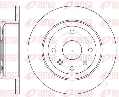 Remsa 61321.00 - Тормозной диск autospares.lv