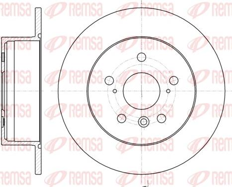 Remsa 61327.00 - Тормозной диск autospares.lv