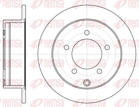 Remsa 61377.00 - Тормозной диск autospares.lv