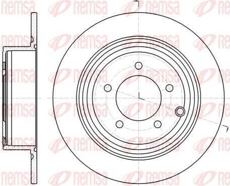 Remsa 61290.00 - Тормозной диск autospares.lv