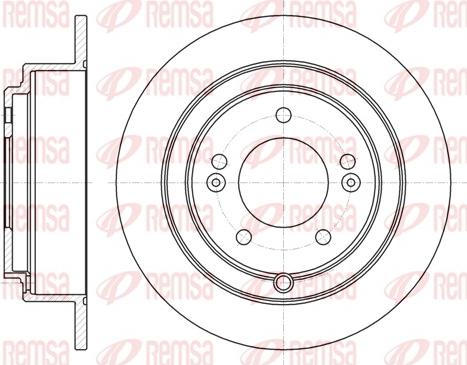 Remsa 61276.00 - Тормозной диск autospares.lv