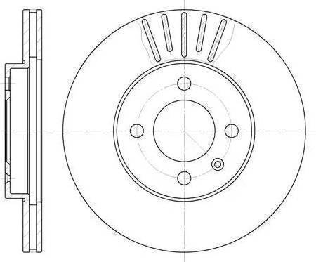 RIDER RD.3325.DF1533 - Тормозной диск autospares.lv