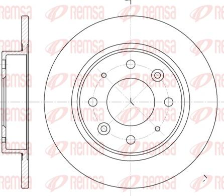 Remsa 6813.00 - Тормозной диск autospares.lv