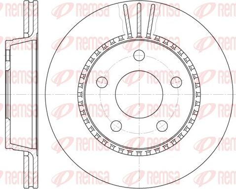 Remsa 6356.10 - Тормозной диск autospares.lv