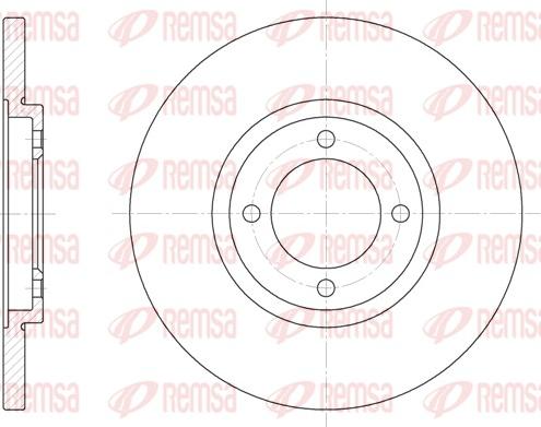 Remsa 6362.00 - Тормозной диск autospares.lv