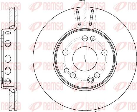 Remsa 6318.10 - Тормозной диск autospares.lv