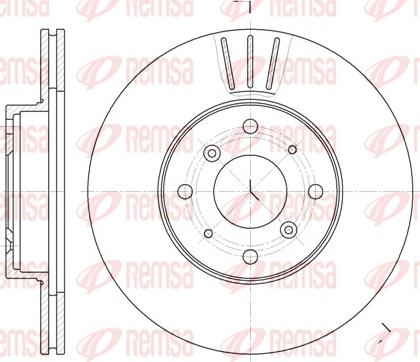 Remsa 6322.10 - Тормозной диск autospares.lv