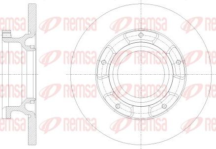 Remsa 62534.00 - Тормозной диск autospares.lv