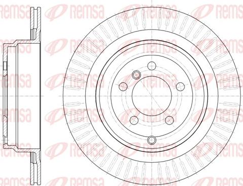 Remsa 62064.10 - Тормозной диск autospares.lv