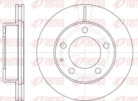 Remsa 6203.10 - Тормозной диск autospares.lv