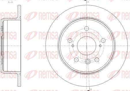 Remsa 62033.00 - Тормозной диск autospares.lv