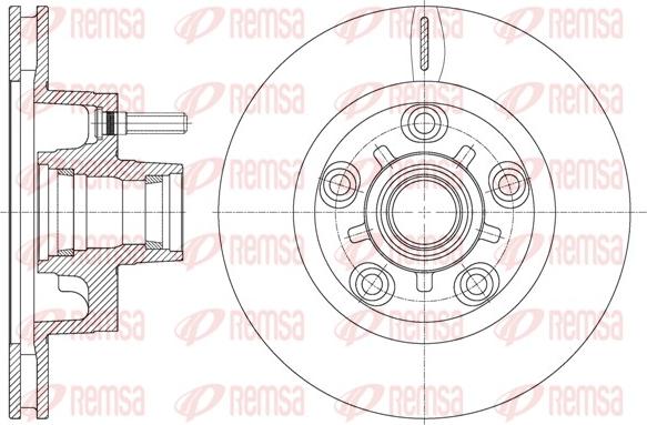 Remsa 62020.10 - Тормозной диск autospares.lv
