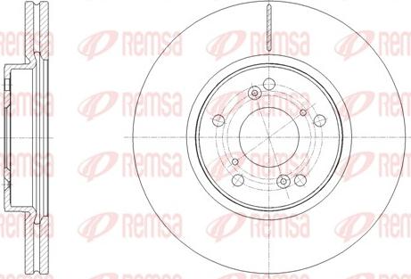 Remsa 62108.10 - Тормозной диск autospares.lv